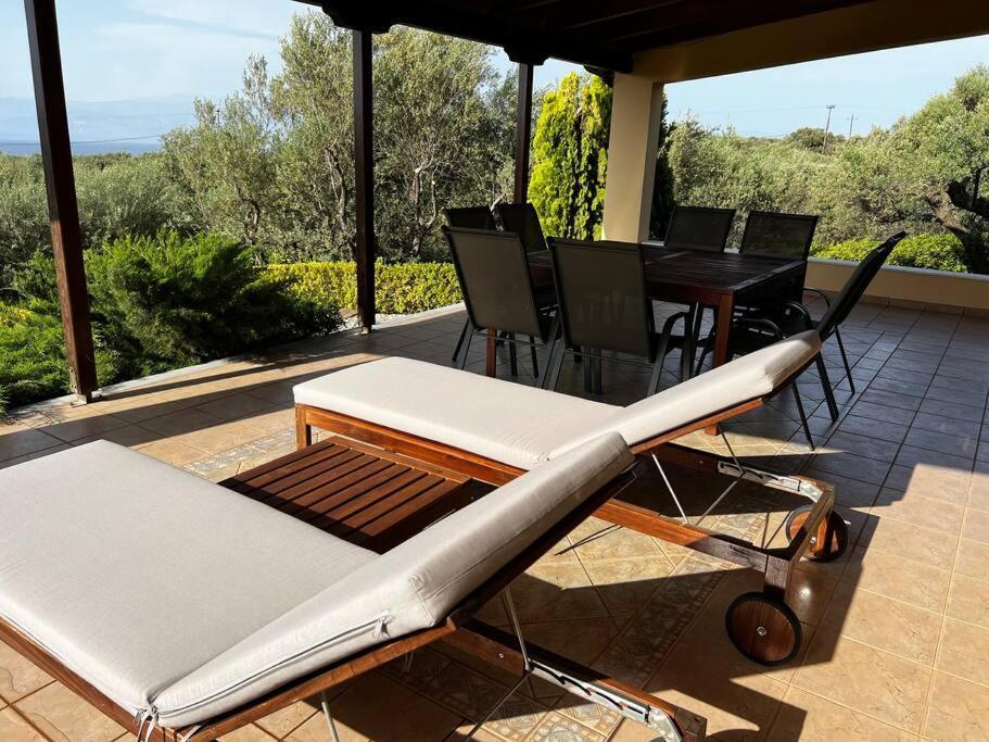 Ampelos Hillside Villa Akrata Exteriér fotografie