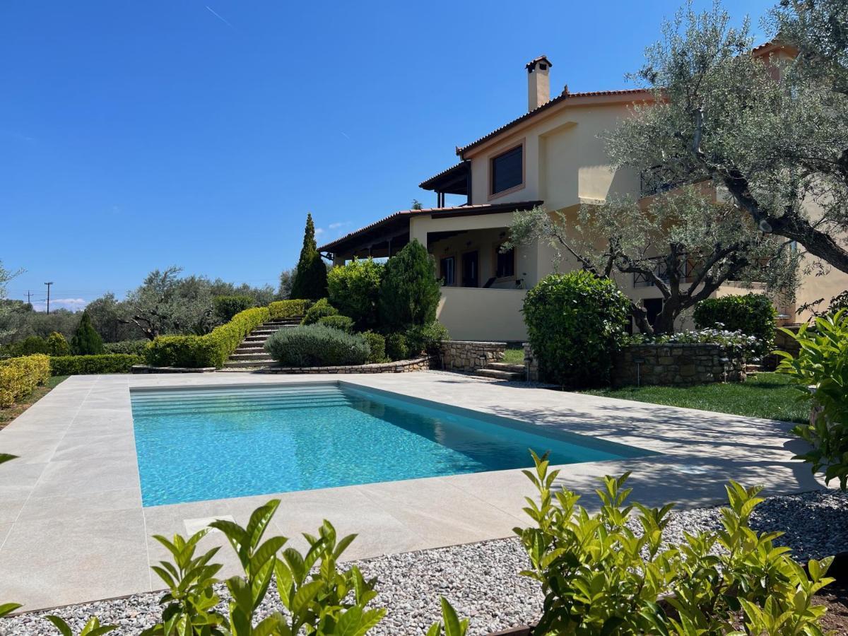 Ampelos Hillside Villa Akrata Exteriér fotografie