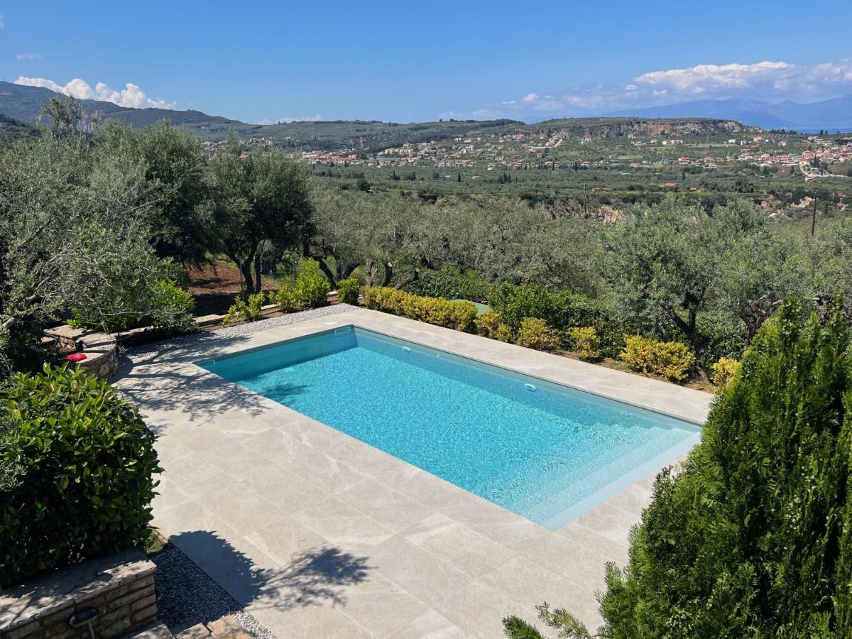 Ampelos Hillside Villa Akrata Exteriér fotografie